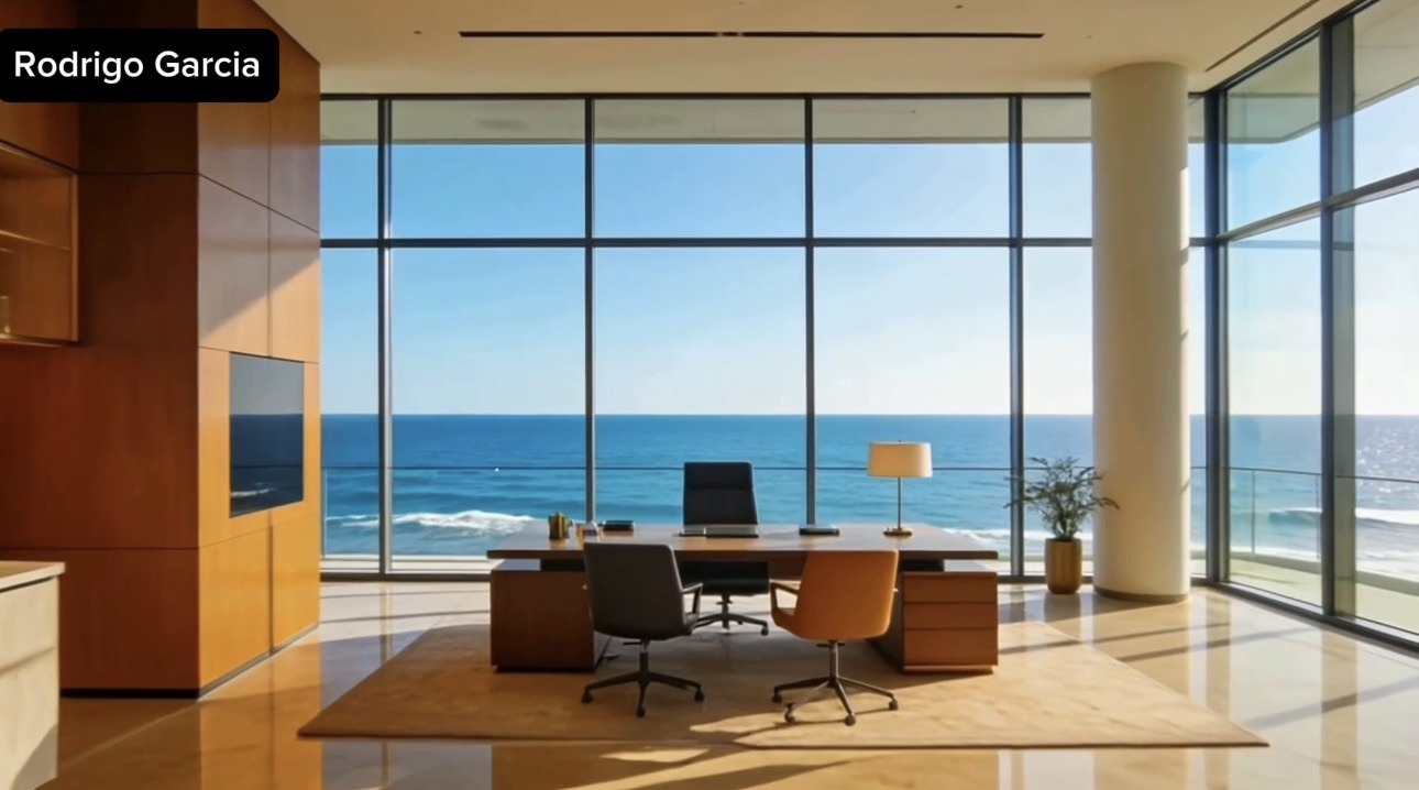Escritório corporativo de alto padrão com vista para o mar de Itapema